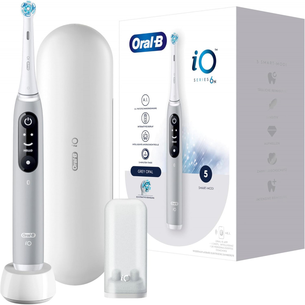 Oral-B Electric Toothbrush | iO6s | Rechargeable | For adults | Number of brush heads included 2 | Number of teeth brushing mode