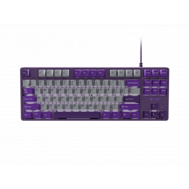 Fury | Kanabo K2 | Gaming Keyboard | Wired | US | Gray/Purple | USB Type-A | Linear