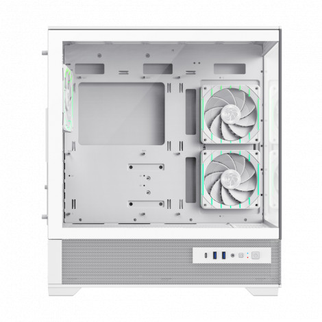 Gamemax Case | VISTA 2 AW | White | Midi Tower | Power supply included No