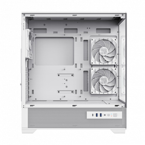 Gamemax Case | VISTA 2 AW | White | Midi Tower | Power supply included No
