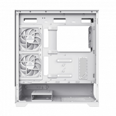 Gamemax Case | VISTA 2 AW | White | Midi Tower | Power supply included No
