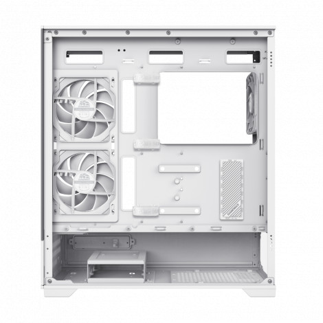 Gamemax Case | VISTA 2 AW | White | Midi Tower | Power supply included No