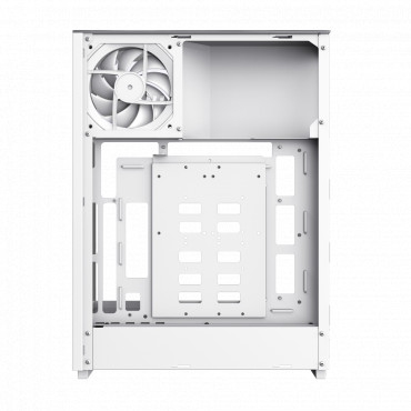 Gamemax Case | T20 WH | White | M-ATX | Power supply included No