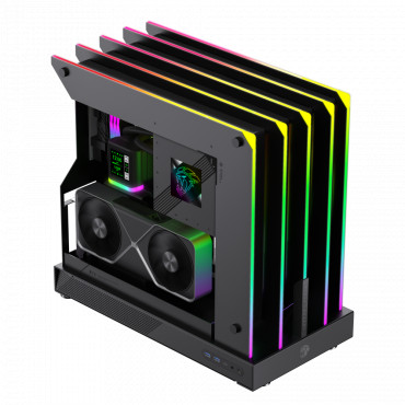 Gamemax Case | BLADE CONCEPT | Black | ATX | Power supply included No