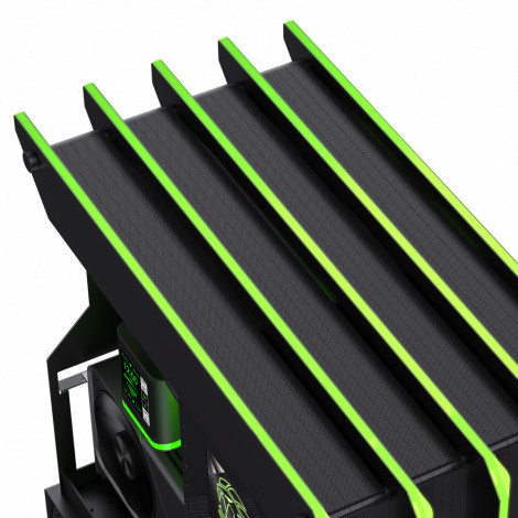 Gamemax Case | BLADE CONCEPT | Black | ATX | Power supply included No