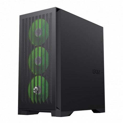 Gamemax Case | LEADER 2 BK | Black | E-ATX | Power supply included No