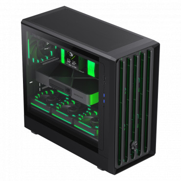 Gamemax Case | CLAW 460 BK | Black | Mid-Tower | Power supply included No