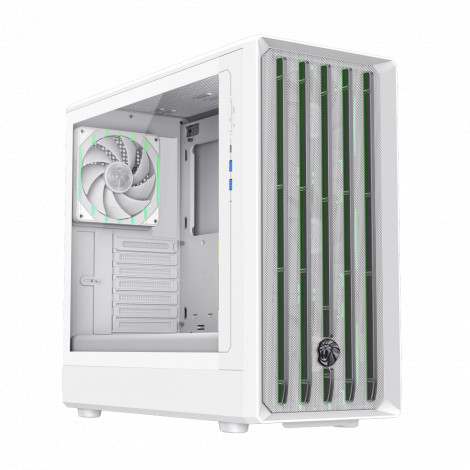 Gamemax Case | CLAW 460 WH | White | Mid-Tower | Power supply included No