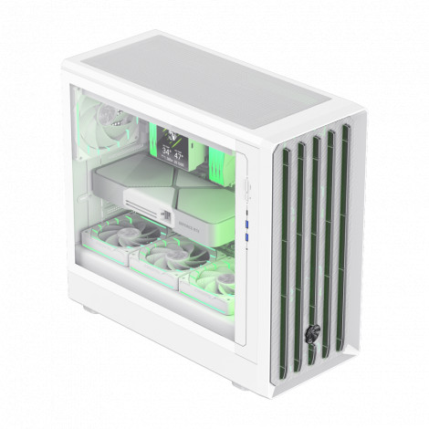 Gamemax Case | CLAW 460 WH | White | Mid-Tower | Power supply included No