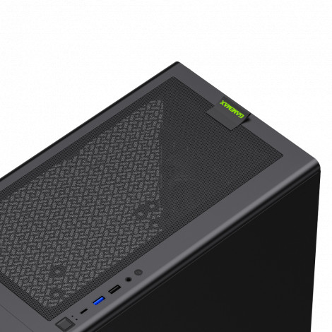 Gamemax Case | AERIS 330 MB | Black | Mini Tower | Power supply included No