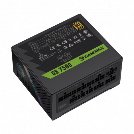 Gamemax Power Supply, 80 PLUS, Gold | GS 750G | 750 W