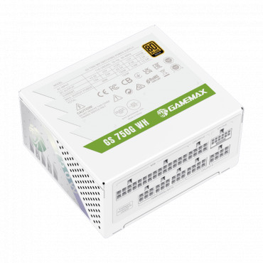Gamemax Power Supply, 80 PLUS, Gold | GS 750G WH | 750 W