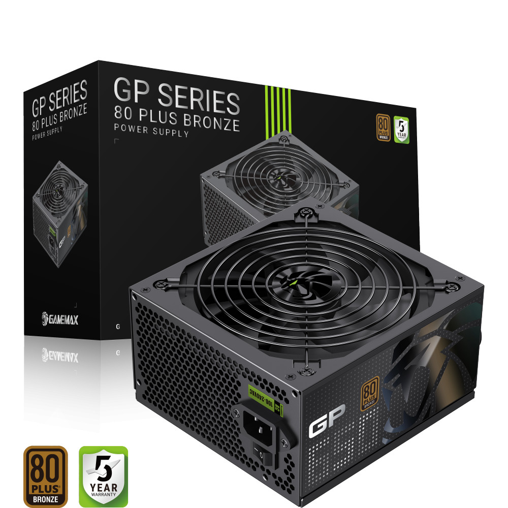 Gamemax Power Supply, 80 PLUS, Bronze | GP 650B | 650 W