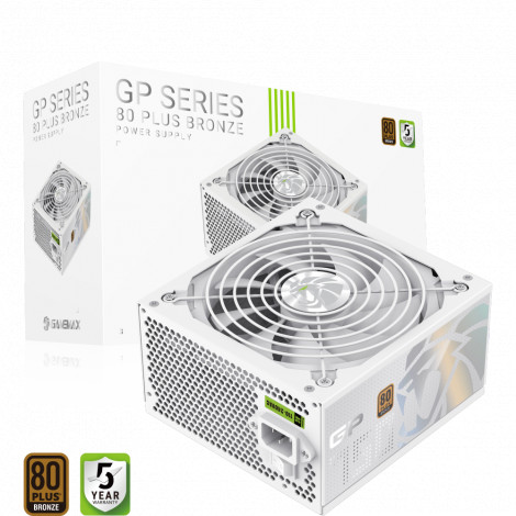 Gamemax Power Supply, 80 PLUS, Bronze | GP 750B WH | 750 W