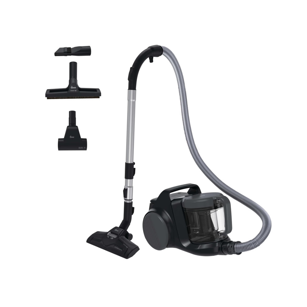Hoover HP210P 011 Vacuum cleaner, Bagless, Power 800 W, Tank 2.5 L, Working radius 10 m, Black | Hoover