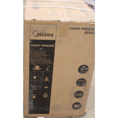 SALE OUT. Midea Freezer | MDRC152FEE01 | Energy efficiency class E | Chest | Free standing | Height 85 cm | Total net capacity 9