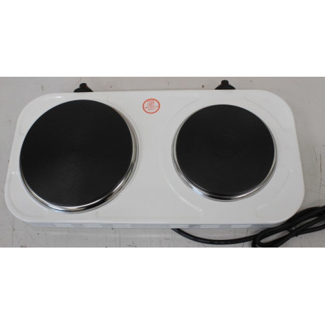 SALE OUT. Tristar Free standing table hob | KP-6245 | Number of burners/cooking zones 2 | Rotary | White | DAMAGED PACKAGING | E