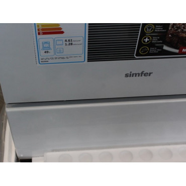 SALE OUT. | SALE OUT. Simfer | Cooker | 4401SGRBB | Hob type Gas | Oven type Gas | White | Width 50 cm | DAMAGED PACKAGING, DAMA