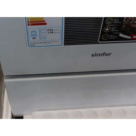 SALE OUT. | SALE OUT. Simfer | Cooker | 4401SGRBB | Hob type Gas | Oven type Gas | White | Width 50 cm | DAMAGED PACKAGING, DAMA