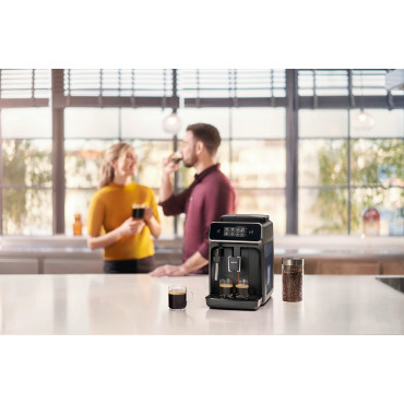 Philips Coffee Maker | EP2220/10 | Pump pressure 15 bar | Built-in milk frother | Automatic | 1500 W | Black