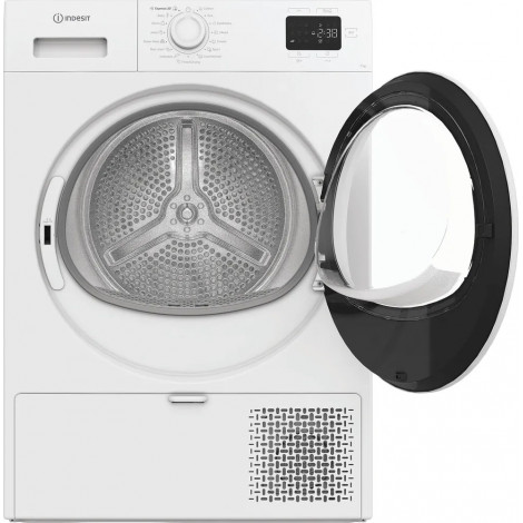 INDESIT Dryer Machine | C YSD 72D WW EE | Energy efficiency class E | Front loading | 7 kg | Heat pump | Digital | Depth 54.5 cm