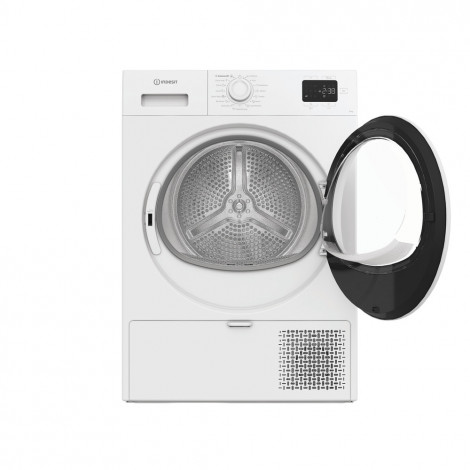 INDESIT Dryer Machine | C YSD 83D WW EE | Energy efficiency class D | Front loading | 8 kg | Heat pump | LED | Depth 54.5 cm | W