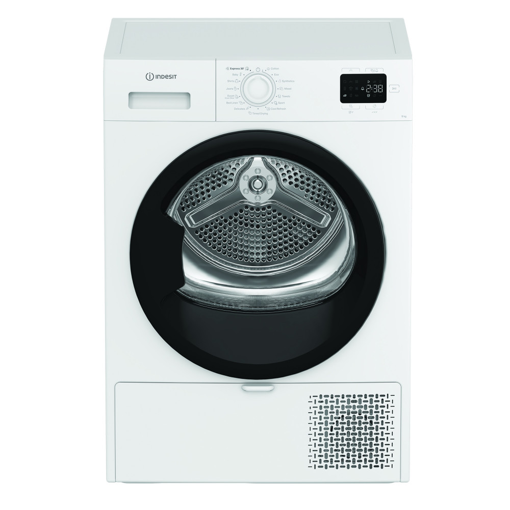 INDESIT Dryer Machine | C YD 92D WB EE | Energy efficiency class E | Front loading | 9 kg | Digital | Depth 60.7 cm | White