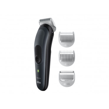 Braun Body Groomer | BG3340 | Cordless | Black/Grey
