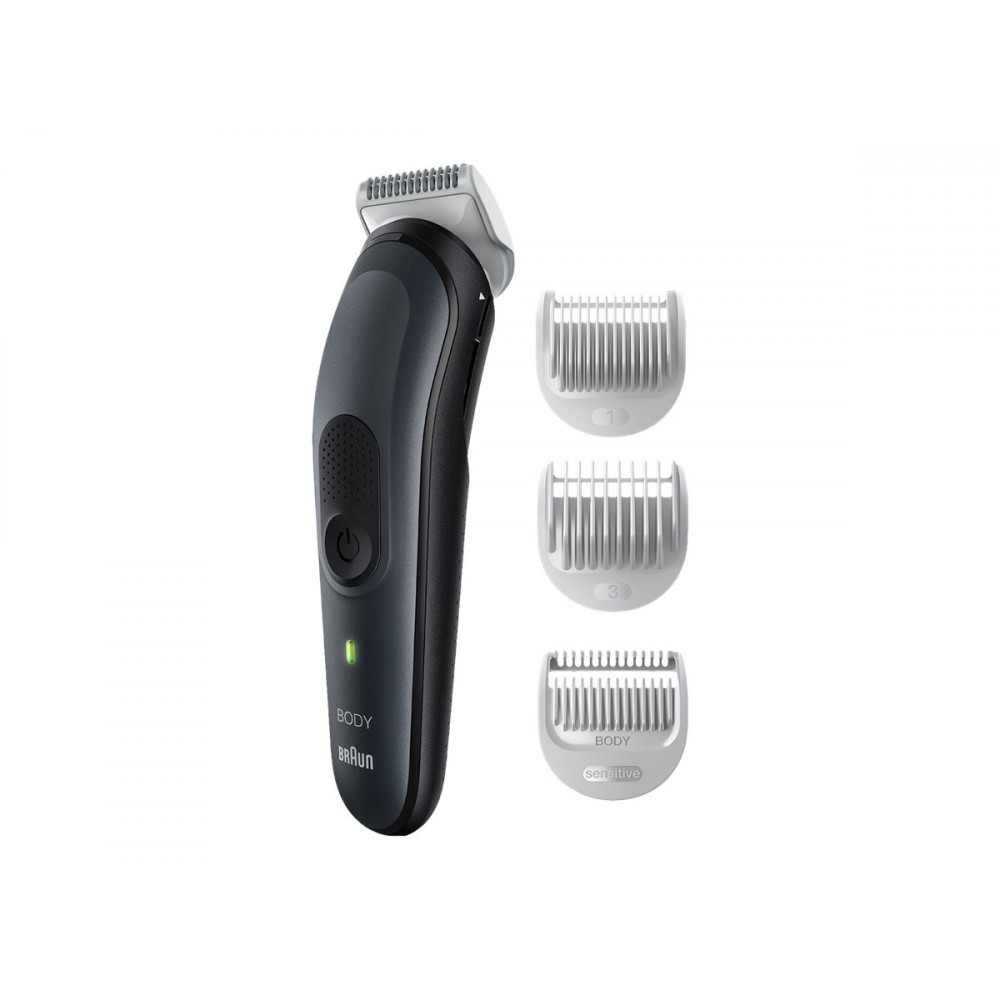 Braun Body Groomer | BG3340 | Cordless | Black/Grey