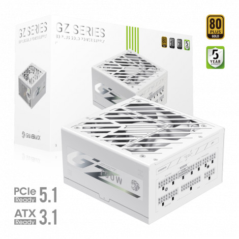 Gamemax PSU | GZ 750G WH | 750 W | Gold | White | Full Modular