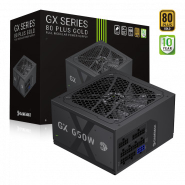 Gamemax PSU | GX 650GF | 650 W | Gold | Full Modular