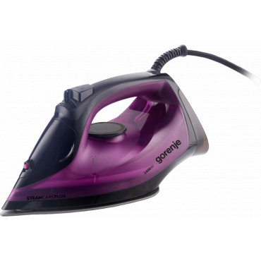 Gorenje SIK2400BKV Steam Iron, 2400W, Water tank capacity 450 ml, Continuous steam 40 g/min, Auto power off, Purple/Black