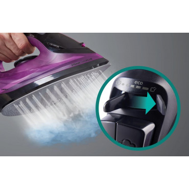 Gorenje SIK2400BKV Steam Iron, 2400W, Water tank capacity 450 ml, Continuous steam 40 g/min, Auto power off, Purple/Black
