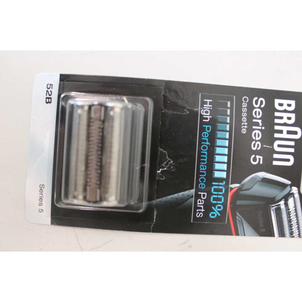SALE OUT. Braun 52B | Head Replacement Pack | Black | DAMAGED PACKAGING