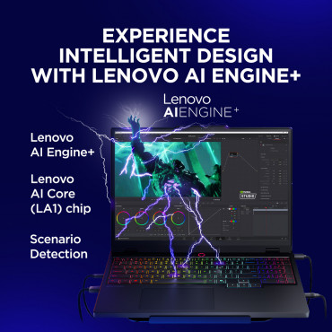 Lenovo Legion 5 15IRX10 | Eclipse Black | 15.1 " | OLED | WQXGA | 2560 x 1600 pixels | Glossy | Intel Core i7 | i7-14700HX | 16 