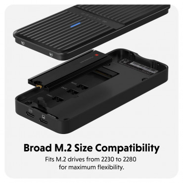 Hyper HyperDrive Next USB4 M.2 PCIe Enclosure | Hyper