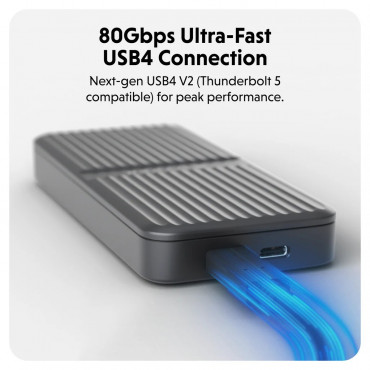 Hyper HyperDrive Next USB4 M.2 PCIe Enclosure | Hyper