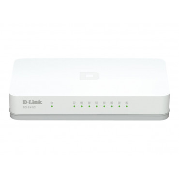 D-Link | Switch | GO-SW-8G/E | Unmanaged | Desktop | Gigabit Ethernet (copper) ports quantity 8