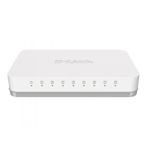 D-Link | Switch | GO-SW-8G/E | Unmanaged | Desktop | Gigabit Ethernet (copper) ports quantity 8