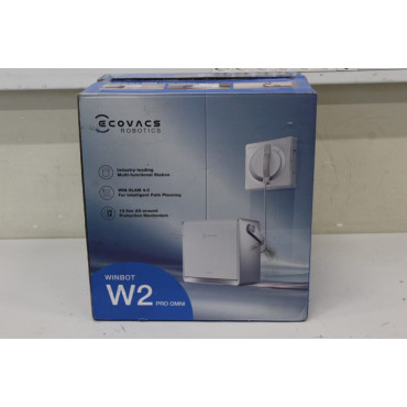 SALE OUT. Ecovacs WINBOT W2 PRO OMNI | Corded | 5500 Pa | White | USED, DIRTY