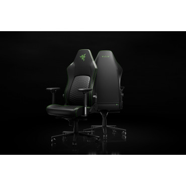 Razer Ergonomic Gaming Chair with Breathable Comfort | Iskur V2 NewGen | Black/Green