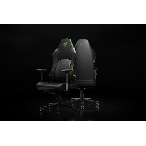 Razer Ergonomic Gaming Chair with Breathable Comfort | Iskur V2 NewGen | Black/Green
