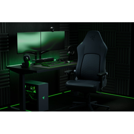 Razer Ergonomic Gaming Chair with Breathable Comfort | Iskur V2 NewGen | Black