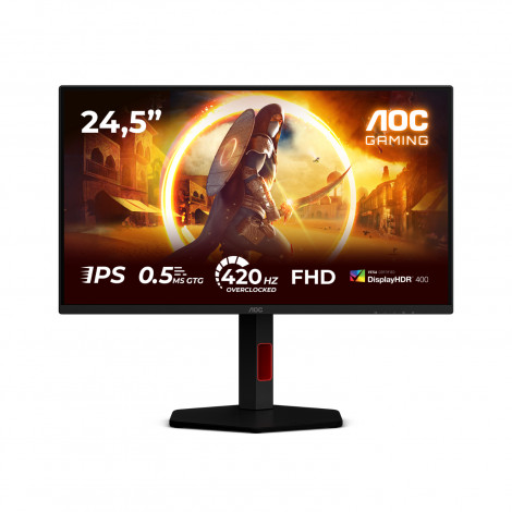 AOC | 25G4KUR | 25 " | Fast IPS | FHD | 16:9 | 420 Hz | 1 ms | 1920 x 1080 pixels | 350 cd/m | HDMI ports quantity 2 | Black
