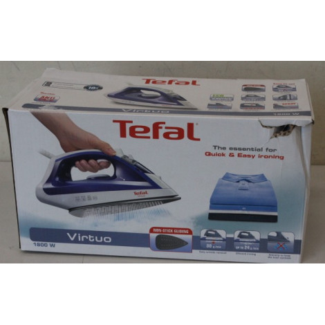 SALE OUT. Tefal FV1711 Virtuo Iron, Blue | SALE OUT. TEFAL Steam Iron | FV1711 Virtuo | Steam Iron | Continuous steam 24 g/min |
