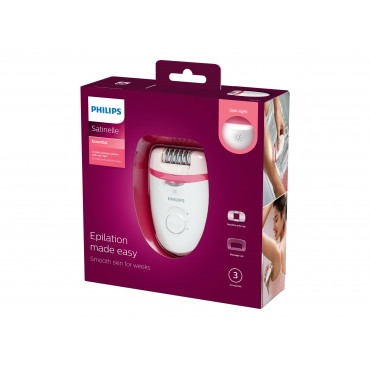Philips Epilator BRE255/00 Satinelle Essential Number of power levels 2 White/Pink