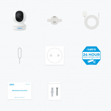 Reolink | Super HD Camera | E Series E320 | PTZ | 3 MP | 4mm/F2.0 | H.264 | Micro SD, Max. 512 GB