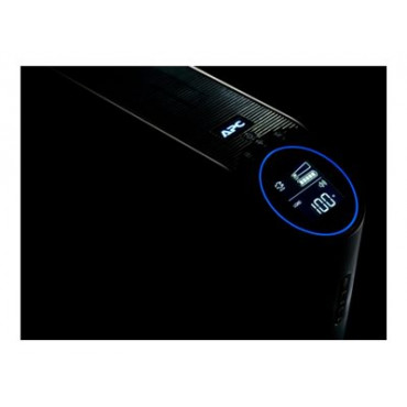 APC Back-UPS Pro for Gaming, 2200VA/1320W, Tower, 230V, 4x Schuko ir 2x IEC C13 lizdai, RGB Light, Pure Sine Wave, Midnight (Bla