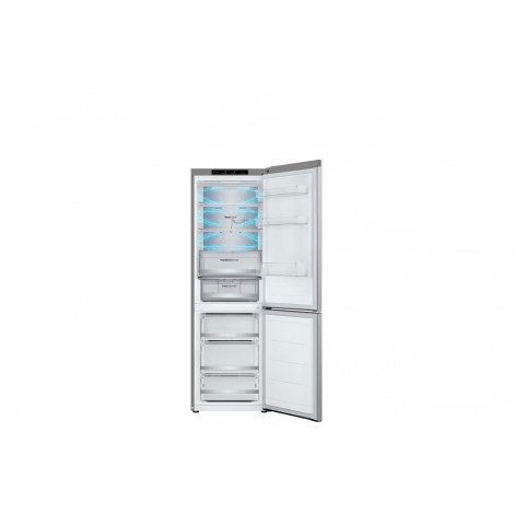 LG Refrigerator | GBV5140DPY | Energy efficiency class D | Free standing | Combi | Height 186 cm | No Frost system | Fridge net 