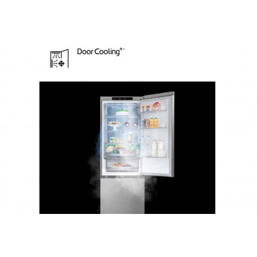 LG Refrigerator | GBV5140DPY | Energy efficiency class D | Free standing | Combi | Height 186 cm | No Frost system | Fridge net 